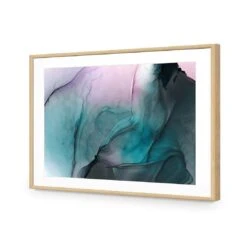 Mysteries Beneath -WALL ART DESGIN SALE mysteries beneath acrylic glass with border oak frame 45x30cm 826269