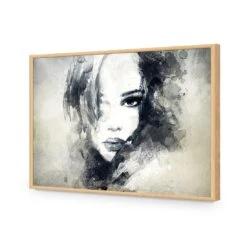 Mysterious Vision -WALL ART DESGIN SALE mysterious vision acrylic glass no border oak frame 45x30cm 668561