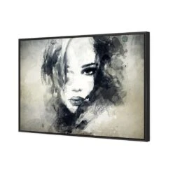 Mysterious Vision -WALL ART DESGIN SALE mysterious vision canvas black floating frame 45x30cm 798577