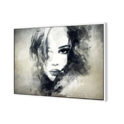 Mysterious Vision -WALL ART DESGIN SALE mysterious vision canvas white floating frame 45x30cm 677243