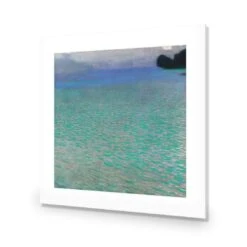 On The Lake Attersee By Gustav Klimt -WALL ART DESGIN SALE on the lake attersee by gustav klimt acrylic glass with border no frame 37x37cm 205593