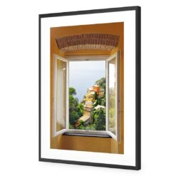 Open Window In Italy -WALL ART DESGIN SALE open window in italy canvas stretched canvas 45x30cm 169203