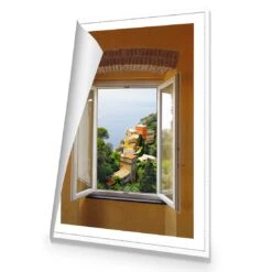 Open Window In Italy -WALL ART DESGIN SALE open window in italy canvas stretched canvas 45x30cm 906187
