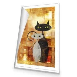 Ornamental Cats (Portrait) -WALL ART DESGIN SALE ornamental cats portrait canvas rolled canvas 45x30cm 353521