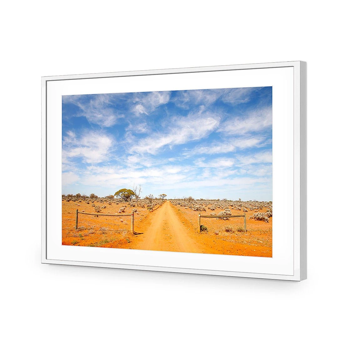 Outback Road (rectangle) Outback Road (rectangle) -WALL ART DESGIN SALE outback road rectangle acrylic glass with border white frame 45x30cm 583667