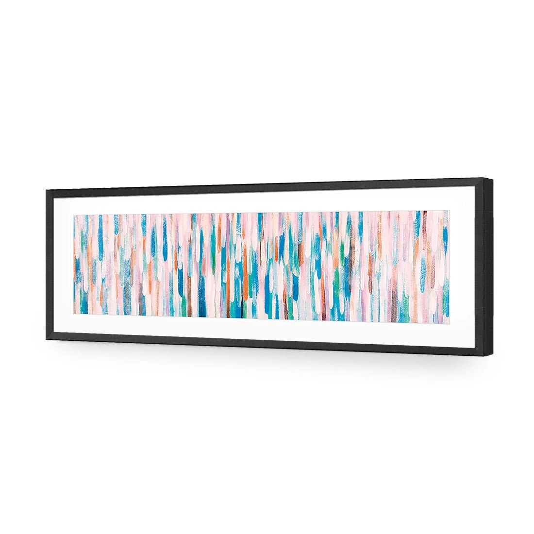 Painted Rain, Pastel (Long) Painted Rain, Pastel (Long) -WALL ART DESGIN SALE painted rain pastel long canvas stretched canvas 60x20cm 154003