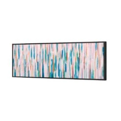 Painted Rain, Pastel (Long) 4 Painted Rain, Pastel (Long) -WALL ART DESGIN SALE painted rain pastel long canvas stretched canvas 60x20cm 212520
