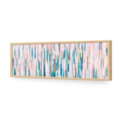 Painted Rain, Pastel (Long) 17 Painted Rain, Pastel (Long) -WALL ART DESGIN SALE painted rain pastel long canvas stretched canvas 60x20cm 495877
