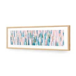 Painted Rain, Pastel (Long) 12 Painted Rain, Pastel (Long) -WALL ART DESGIN SALE painted rain pastel long canvas stretched canvas 60x20cm 706563