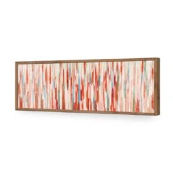 Painted Rain, Rust (Long) 18 Painted Rain, Rust (Long) -WALL ART DESGIN SALE painted rain rust long acrylic glass no border natural frame 90x30cm 492045