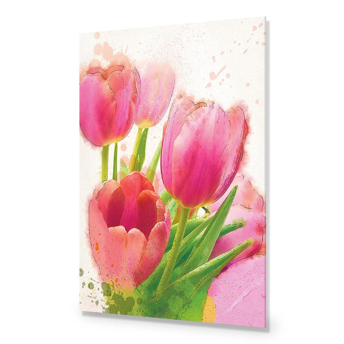 Painted Tulips Painted Tulips -WALL ART DESGIN SALE painted tulips acrylic glass no border no frame 45x30cm 388822