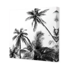 Palm Projections (Square) -WALL ART DESGIN SALE palm projections square canvas stretched canvas 37x37cm 197677