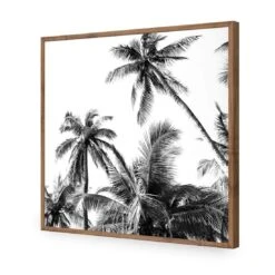 Palm Projections (Square) -WALL ART DESGIN SALE palm projections square canvas stretched canvas 37x37cm 402187