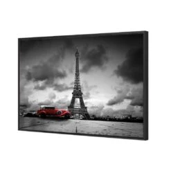 Parisian Vintage Limo (Landscape) -WALL ART DESGIN SALE parisian vintage limo landscape canvas stretched canvas 45x30cm 177141