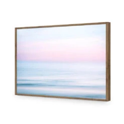 Pastel Ocean -WALL ART DESGIN SALE pastel ocean acrylic glass no border natural frame 45x30cm 528828