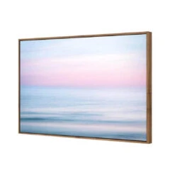 Pastel Ocean -WALL ART DESGIN SALE pastel ocean canvas natural floating frame 45x30cm 152126