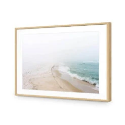 Pensacola Shore -WALL ART DESGIN SALE pensacola shore acrylic glass with border oak frame 45x30cm 503585