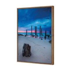 Pink Horizon Reflected -WALL ART DESGIN SALE pink horizon reflected canvas natural floating frame 45x30cm 883924