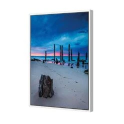 Pink Horizon Reflected -WALL ART DESGIN SALE pink horizon reflected canvas white floating frame 45x30cm 767688