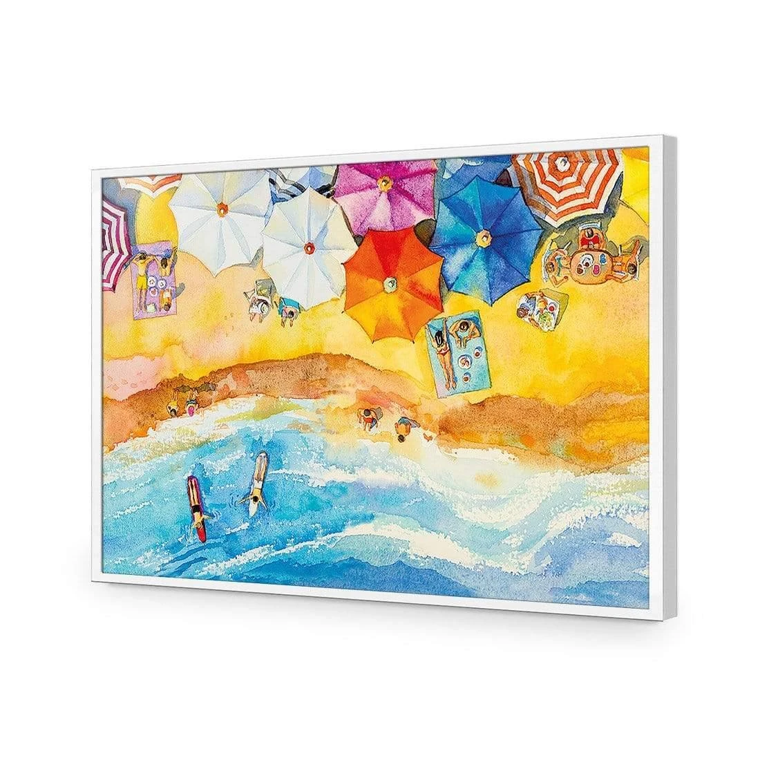 Pleasure Beach Pleasure Beach -WALL ART DESGIN SALE pleasure beach acrylic glass no border white frame 45x30cm 468132