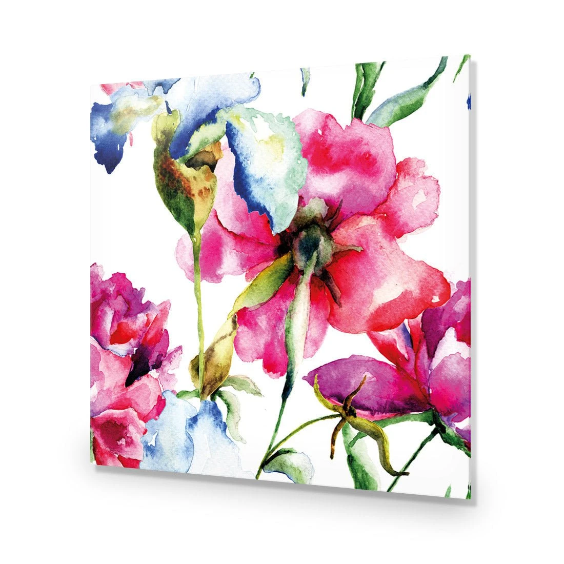 Poppies and Irises (square) Poppies And Irises (square) -WALL ART DESGIN SALE poppies and irises square acrylic glass no border no frame 37x37cm 434697