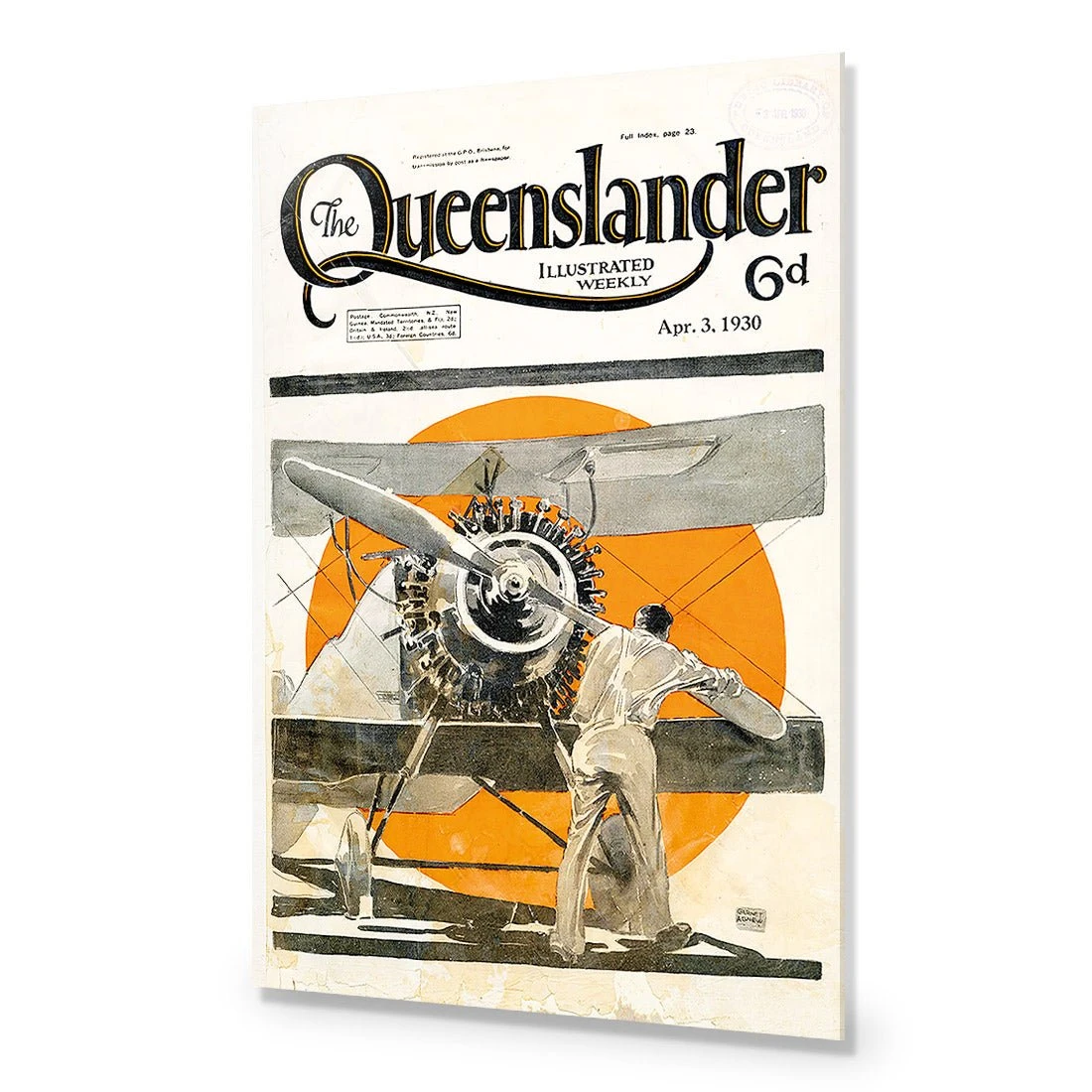 Queenslander Airplane 1930 Queenslander Airplane 1930 -WALL ART DESGIN SALE queenslander airplane 1930 acrylic glass no border no frame 45x30cm 381456