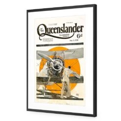 Queenslander Airplane 1930 10 Queenslander Airplane 1930 -WALL ART DESGIN SALE queenslander airplane 1930 acrylic glass with border black frame 45x30cm 871122