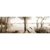 Quiet Pink River, Sepia (long) -WALL ART DESGIN SALE quiet pink river sepia long canvas stretched canvas 60x20cm 460155