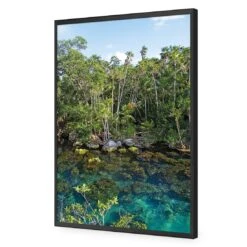 Rainforest Lake (rectangle) 15 Rainforest Lake (rectangle) -WALL ART DESGIN SALE rainforest lake rectangle acrylic glass no border black frame 45x30cm 873796