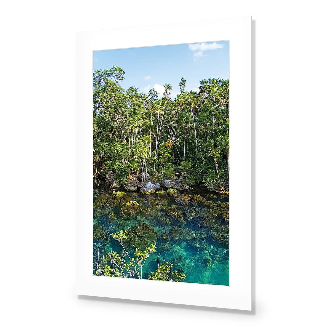 Rainforest Lake (rectangle) Rainforest Lake (rectangle) -WALL ART DESGIN SALE rainforest lake rectangle acrylic glass with border no frame 45x30cm 144296