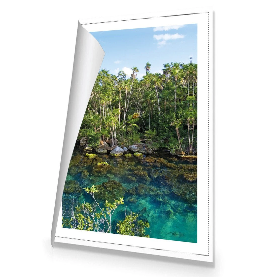 Rainforest Lake (rectangle) Rainforest Lake (rectangle) -WALL ART DESGIN SALE rainforest lake rectangle canvas rolled canvas 45x30cm 640121