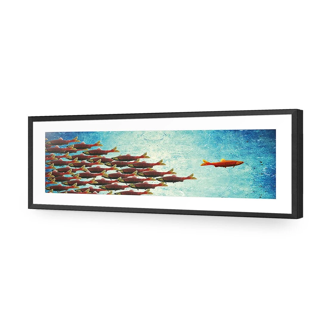 Reaching Out (long) Reaching Out (long) -WALL ART DESGIN SALE reaching out long acrylic glass with border black frame 90x30cm 245050