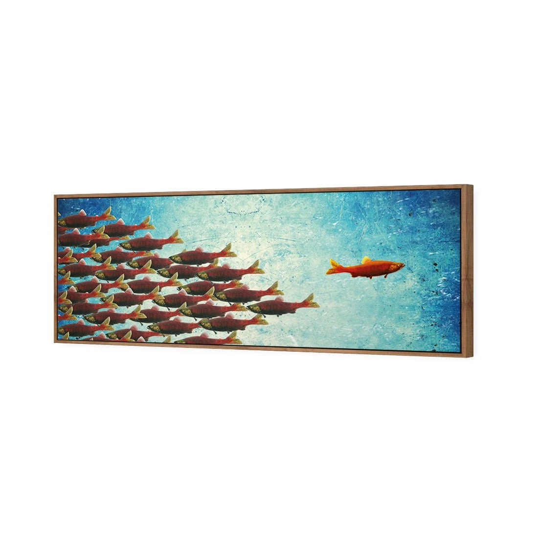 Reaching Out (long) Reaching Out (long) -WALL ART DESGIN SALE reaching out long canvas natural floating frame 60x20cm 329289