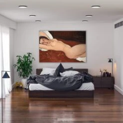 Reclining Nude By Modigliani 4 Reclining Nude By Modigliani -WALL ART DESGIN SALE reclining nude by modigliani canvas stretched canvas 45x30cm 846755
