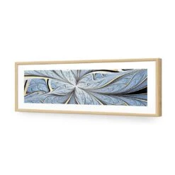 Regal (long) -WALL ART DESGIN SALE regal long acrylic glass with border oak frame 90x30cm 652507