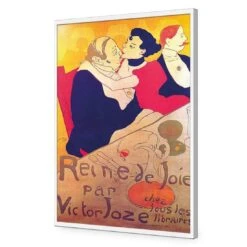 Reine De Joie By Toulouse-Lautrec 17 Reine De Joie By Toulouse-Lautrec -WALL ART DESGIN SALE reine de joie by toulouse lautrec acrylic glass no border white frame 45x30cm 137452