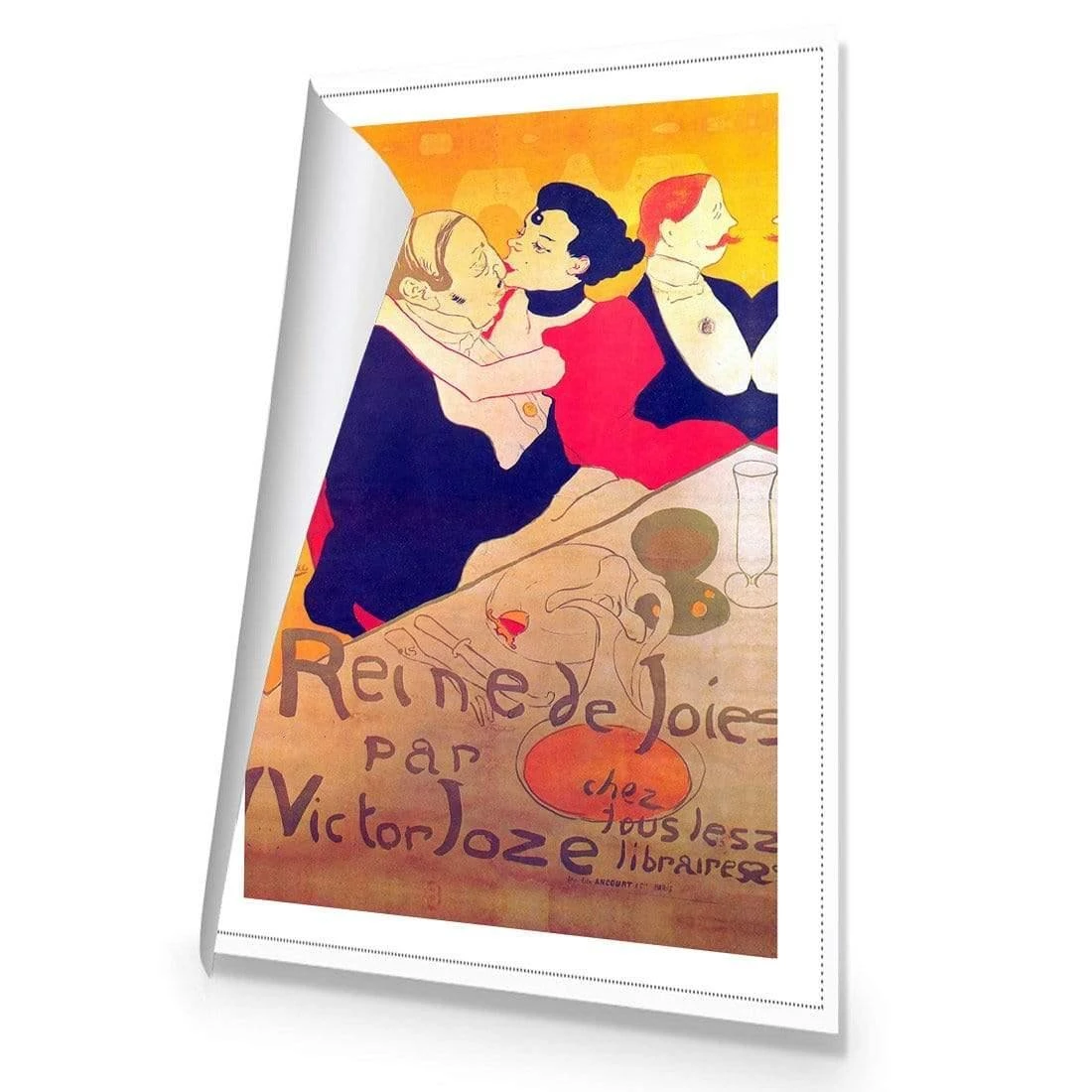 Reine de Joie By Toulouse-Lautrec Reine De Joie By Toulouse-Lautrec -WALL ART DESGIN SALE reine de joie by toulouse lautrec canvas rolled canvas 45x30cm 874045
