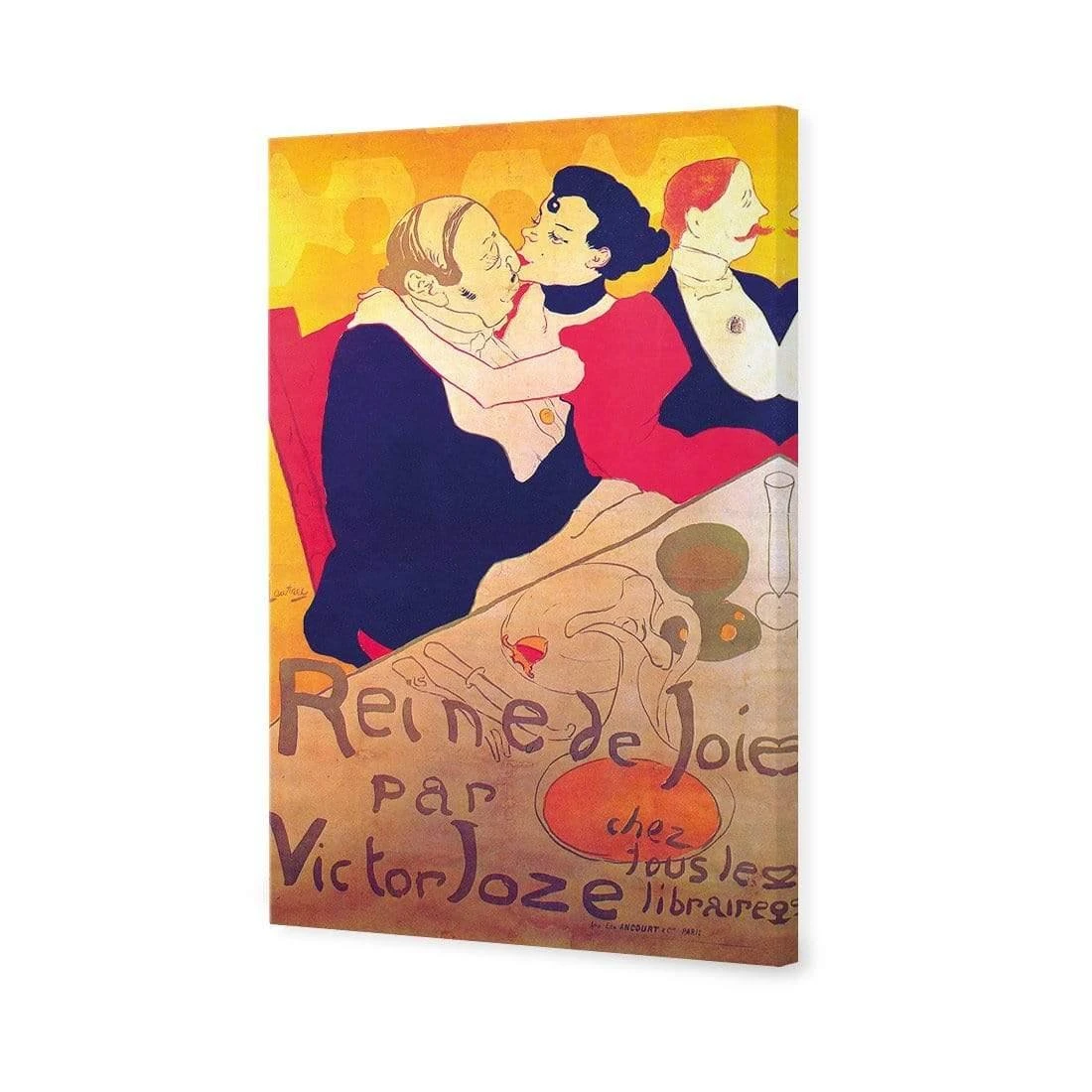 Reine de Joie By Toulouse-Lautrec Reine De Joie By Toulouse-Lautrec -WALL ART DESGIN SALE reine de joie by toulouse lautrec canvas stretched canvas 45x30cm 284025