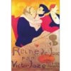 Reine De Joie By Toulouse-Lautrec -WALL ART DESGIN SALE reine de joie by toulouse lautrec canvas stretched canvas 45x30cm 547419