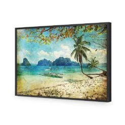 Retro Beach Dream 15 Retro Beach Dream -WALL ART DESGIN SALE retro beach dream acrylic glass no border black frame 45x30cm 252619