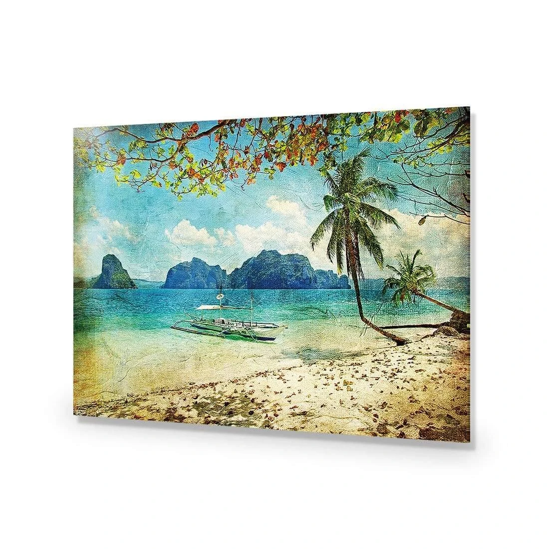 Retro Beach Dream Retro Beach Dream -WALL ART DESGIN SALE retro beach dream acrylic glass no border no frame 45x30cm 922388