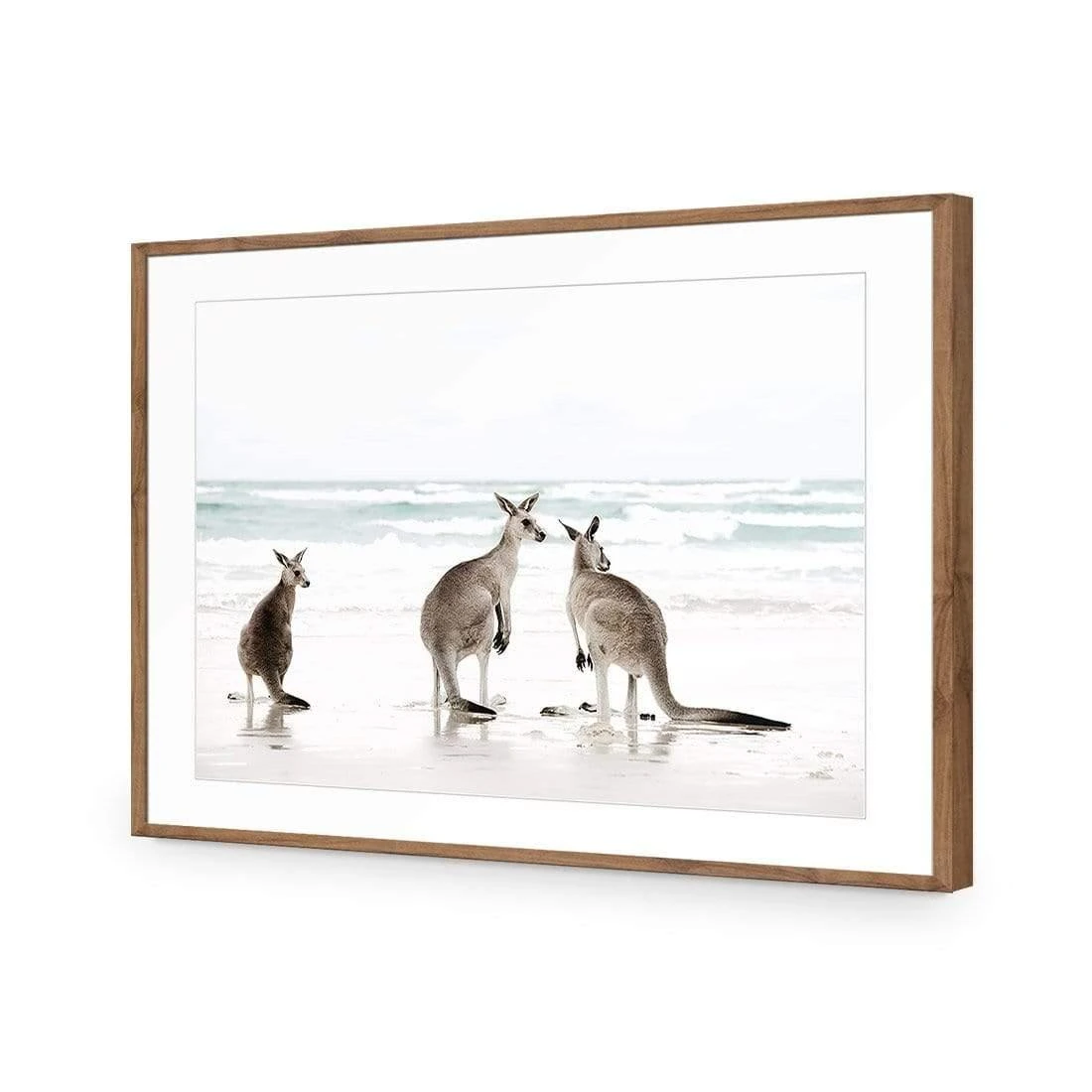 Roo Holiday Roo Holiday -WALL ART DESGIN SALE roo holiday acrylic glass with border natural frame 45x30cm 832621