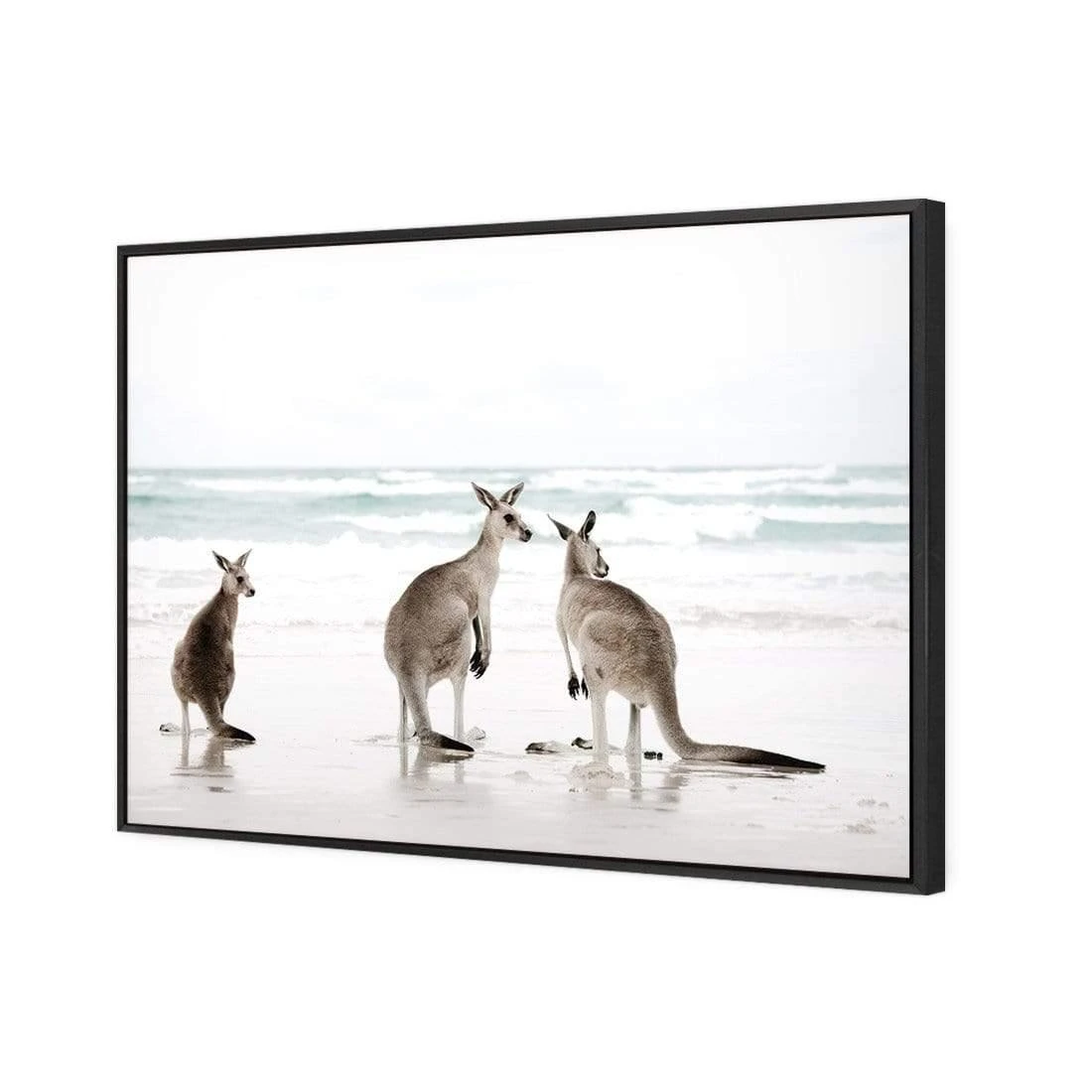 Roo Holiday Roo Holiday -WALL ART DESGIN SALE roo holiday canvas black floating frame 45x30cm 210469