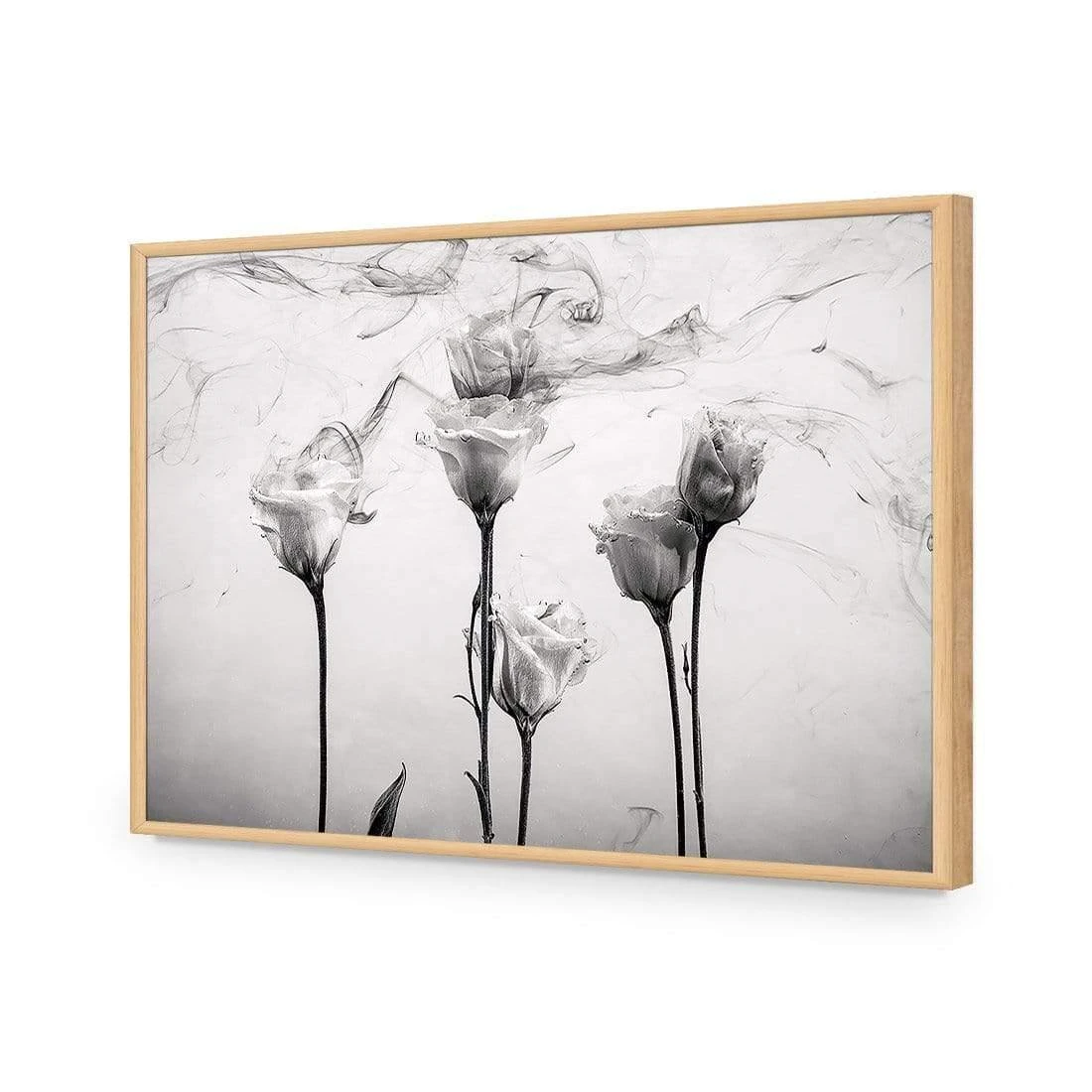 Rose Smoke Rose Smoke -WALL ART DESGIN SALE rose smoke acrylic glass no border oak frame 45x30cm 864551