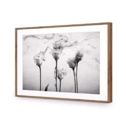 Rose Smoke 14 Rose Smoke -WALL ART DESGIN SALE rose smoke acrylic glass with border natural frame 45x30cm 428399