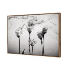 Rose Smoke 8 Rose Smoke -WALL ART DESGIN SALE rose smoke canvas natural floating frame 45x30cm 783683