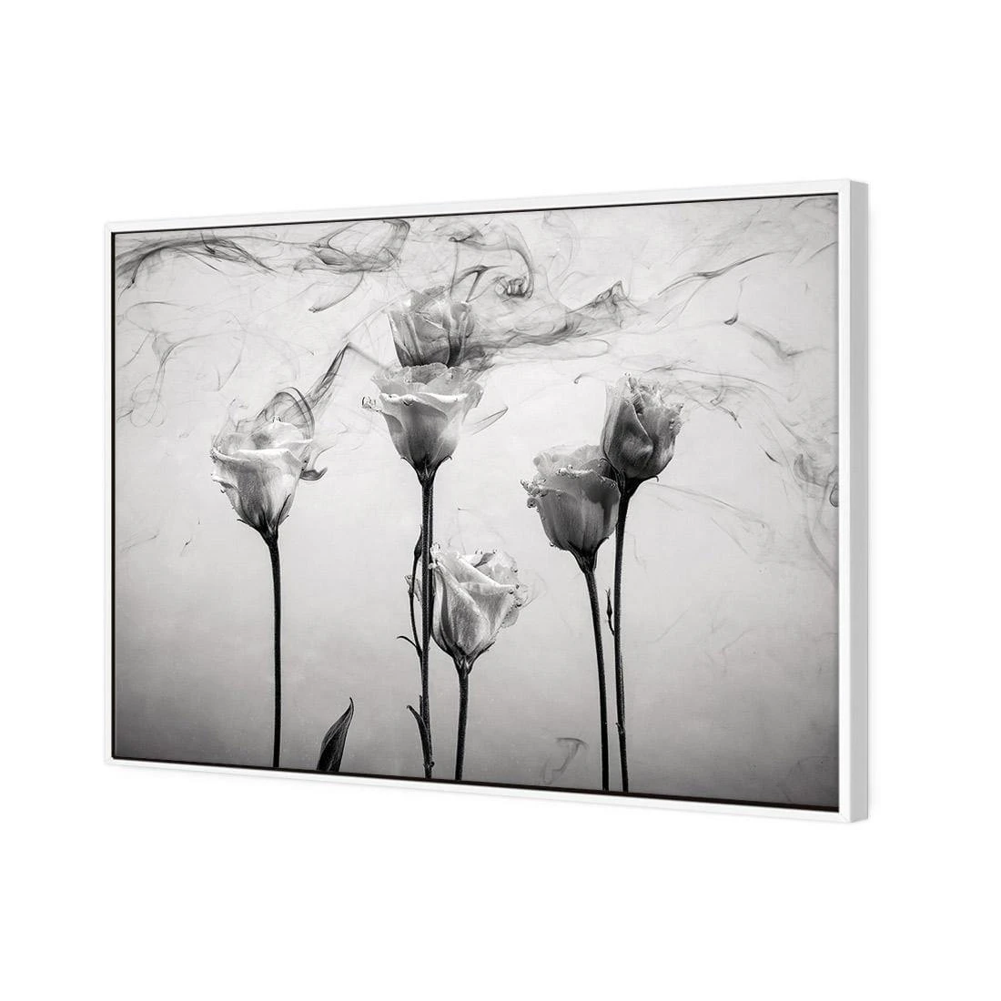 Rose Smoke Rose Smoke -WALL ART DESGIN SALE rose smoke canvas white floating frame 45x30cm 724434
