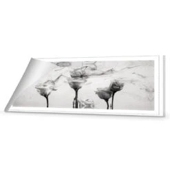 Rose Smoke (Long) -WALL ART DESGIN SALE rose smoke long canvas rolled canvas 60x20cm 650097
