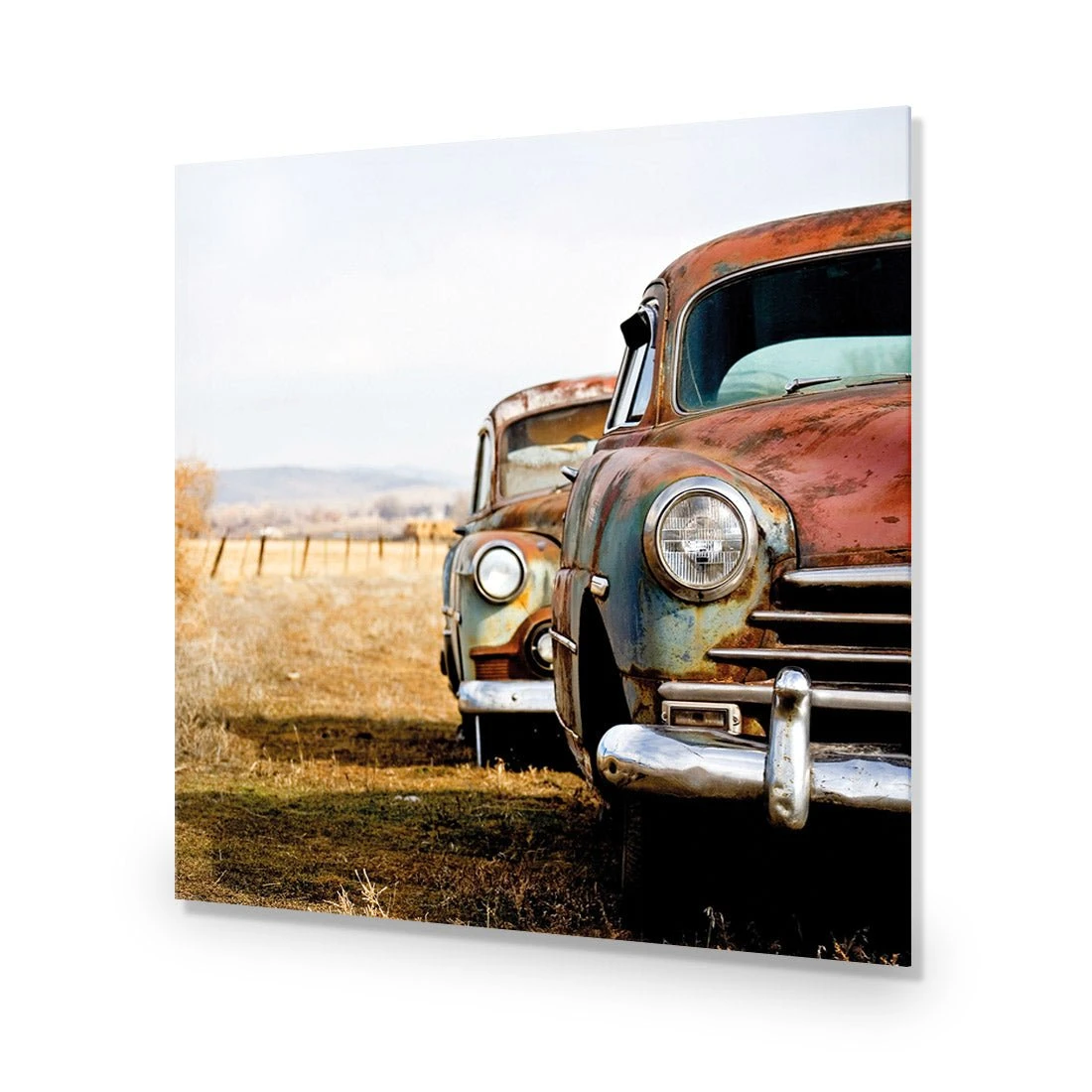 Rusty Cars (square) Rusty Cars (square) -WALL ART DESGIN SALE rusty cars square acrylic glass no border no frame 37x37cm 770386