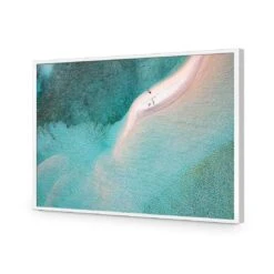 Sand Bask Basking -WALL ART DESGIN SALE sand bask basking acrylic glass no border white frame 45x30cm 217020